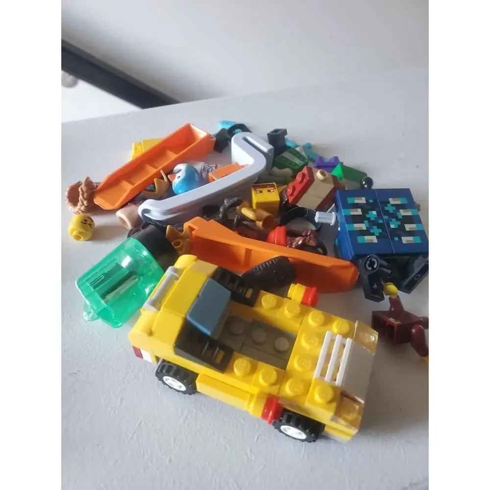 LEGO Minifigure Lot – Marvel, Minecraft, City Figures + Accessories (60+ Pieces)